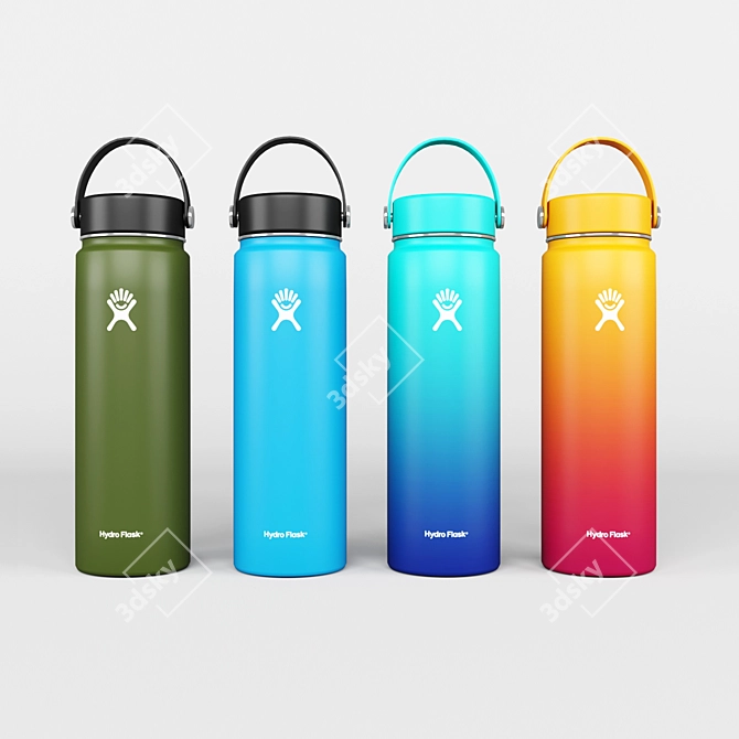 HydraChill Vacuum Flask 3D model image 5