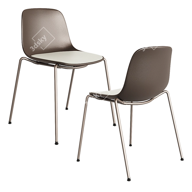 Modern Seela S311 Chair: Elegant Design & Premium Comfort 3D model image 1