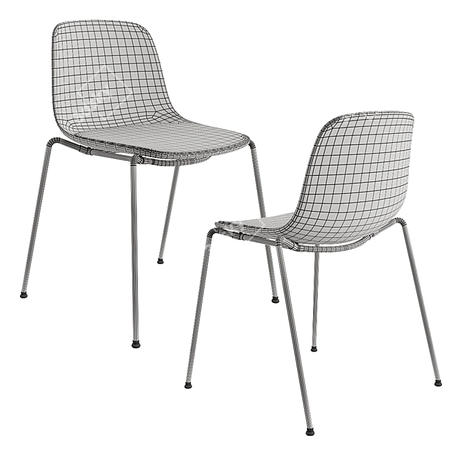 Modern Seela S311 Chair: Elegant Design & Premium Comfort 3D model image 5