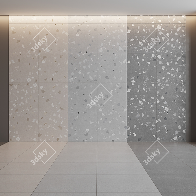 RIBE / ELBURG Terrazzo-Style Ceramic Tiles 3D model image 1