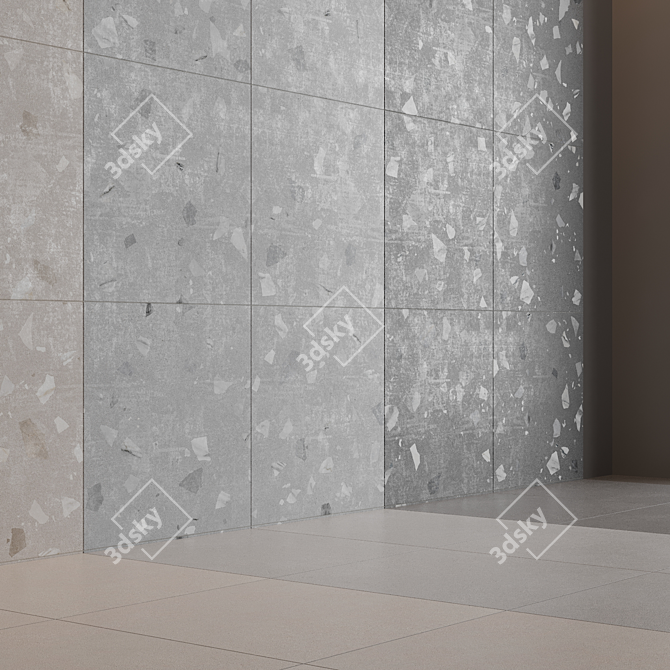 RIBE / ELBURG Terrazzo-Style Ceramic Tiles 3D model image 2