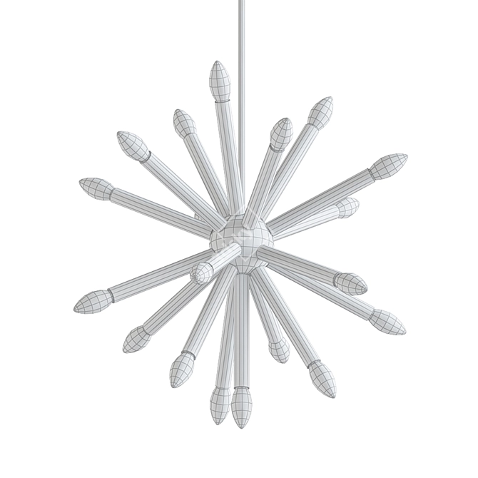 Wind Delight Chandelier 3D model image 2