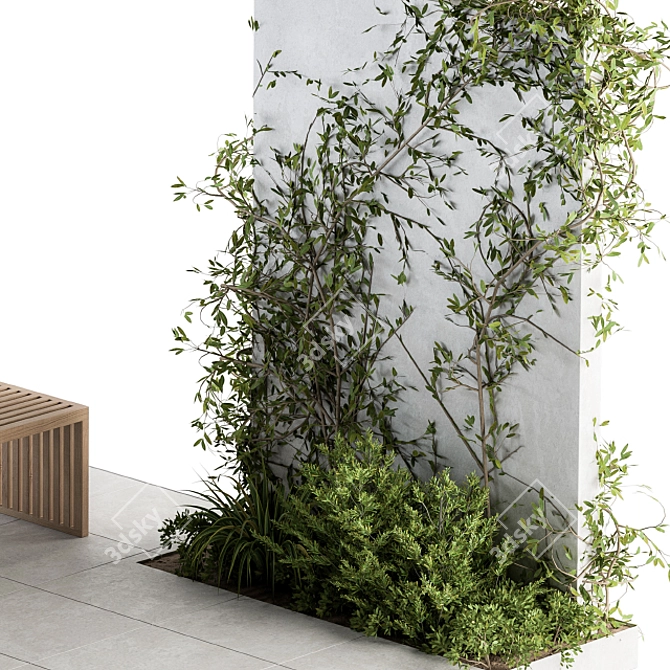 Pergola 06: Stylish Roof Garden Furniture 3D model image 2