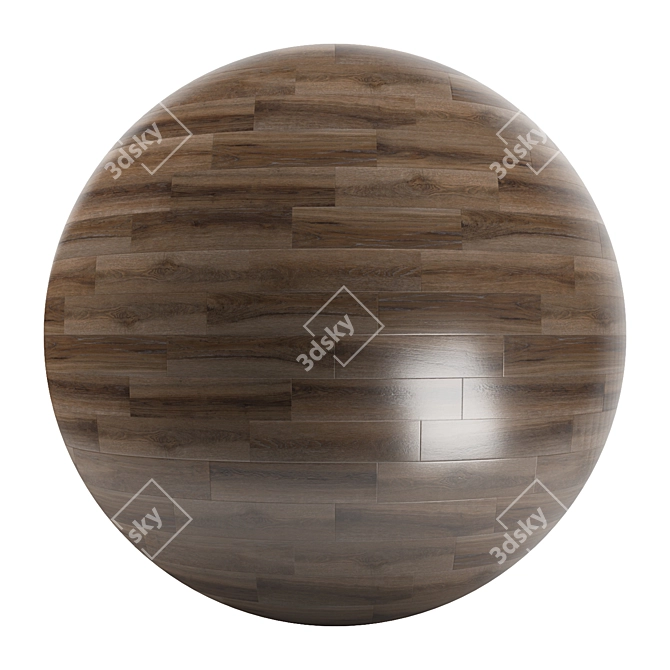 Parquet 64: Standard & Herringbone Patterns, 12 Plank Options 3D model image 1