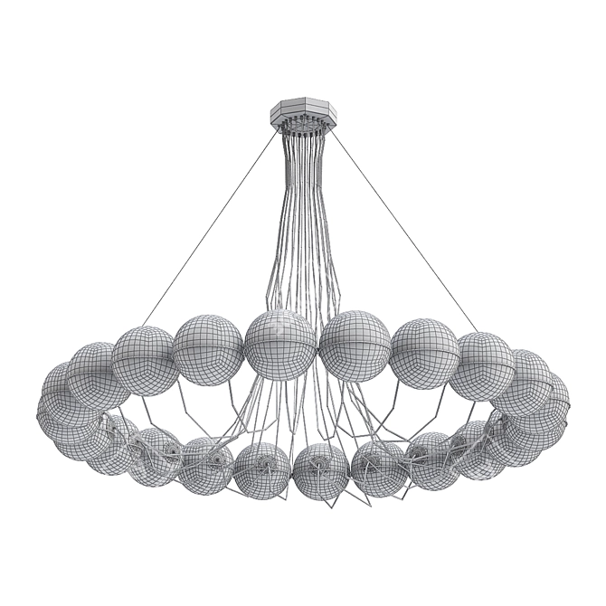 Industrial Loft Seneca Pendant 3D model image 2