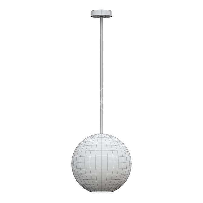 Bubble B LED Pendant Light 3D model image 2