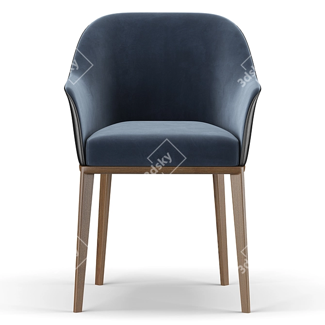 Anabel Chair: Stylish and Sleek Seating 3D model image 3