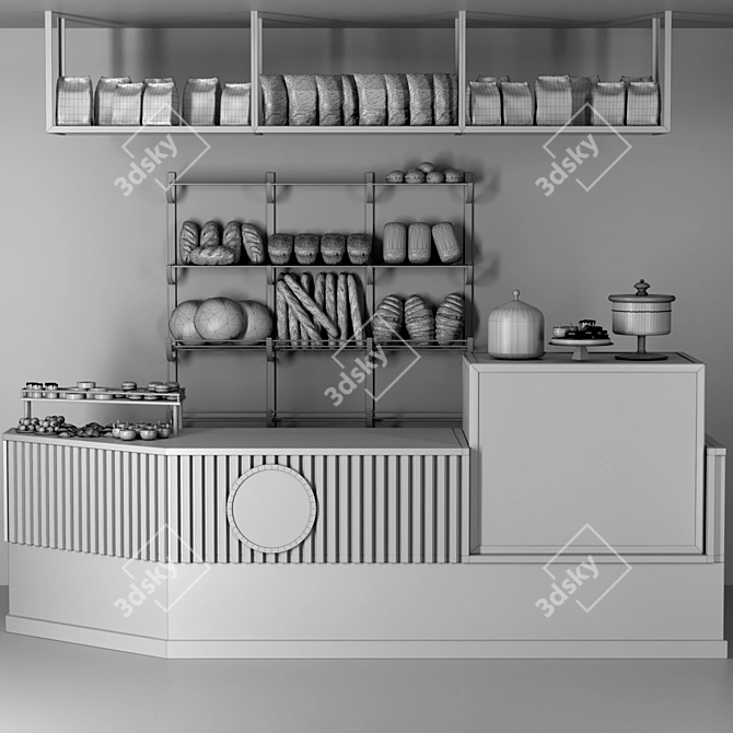 Title: Coffee Delights: Baking, Chocolate, Dessert 3D model image 2