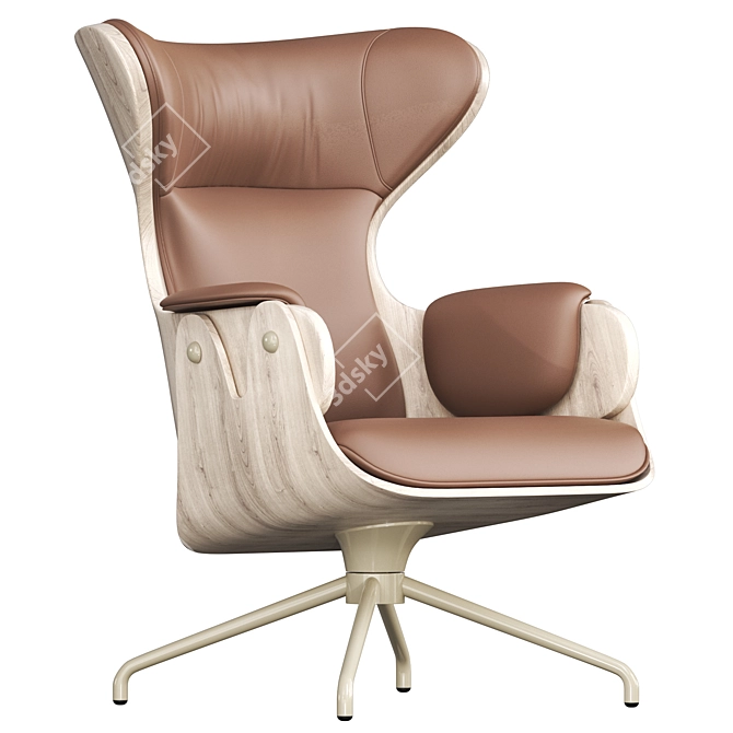 BD LOUNGER Armchair: Contemporary Comfort 3D model image 1