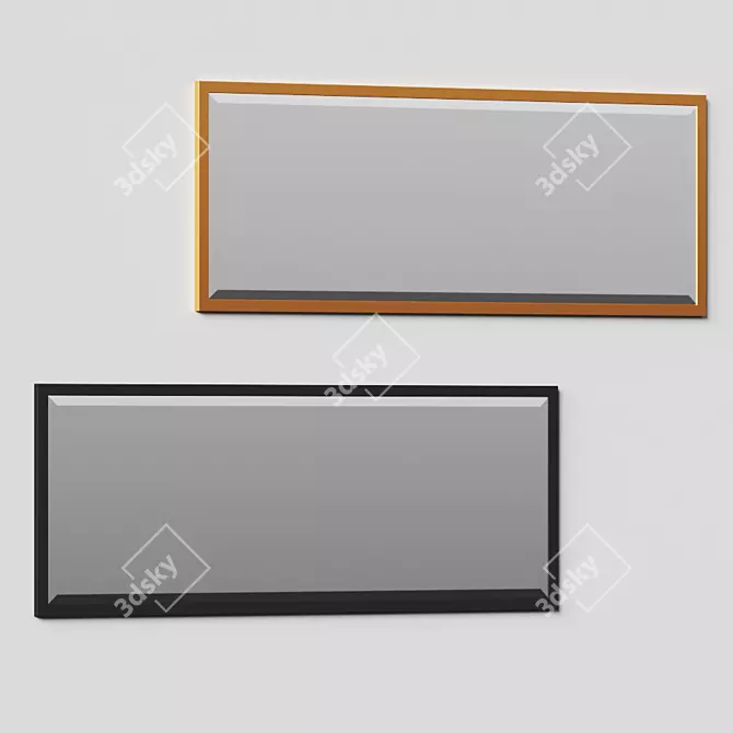 Modern Elegance: Layne Wall Mirror 3D model image 3