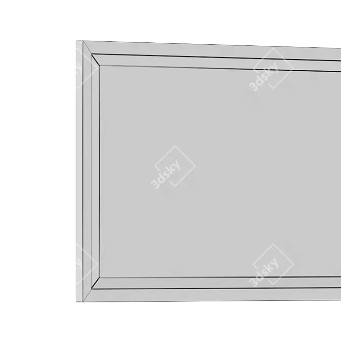 Modern Elegance: Layne Wall Mirror 3D model image 4