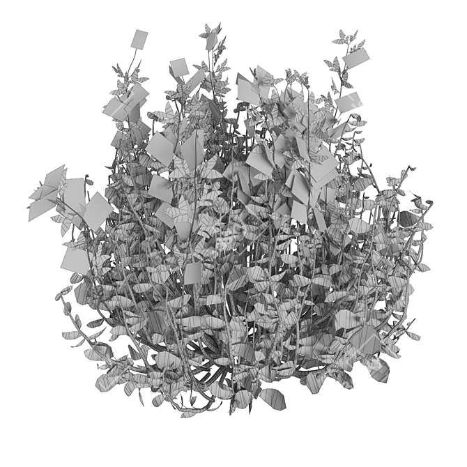 Leafy Green Plant - 81,860 Polygons 3D model image 5