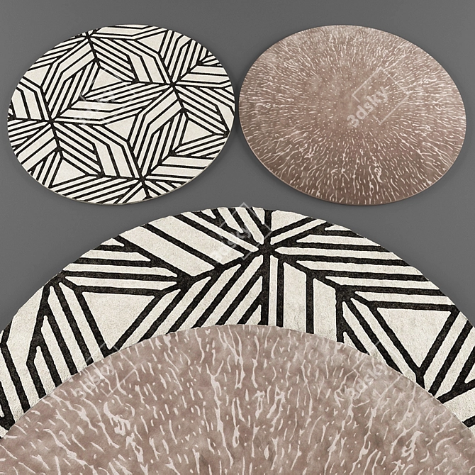 Stylish Rug Collection 331 3D model image 2