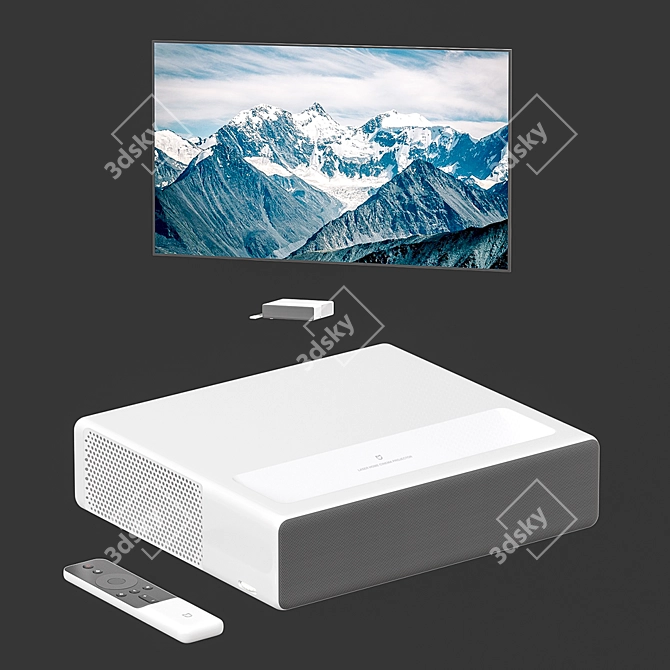 XIAOMI Laser Projection TV 3D model image 4