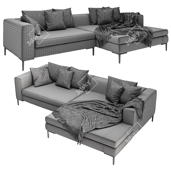 Rove Concepts Hugo 2 Sofa 3D model image 3