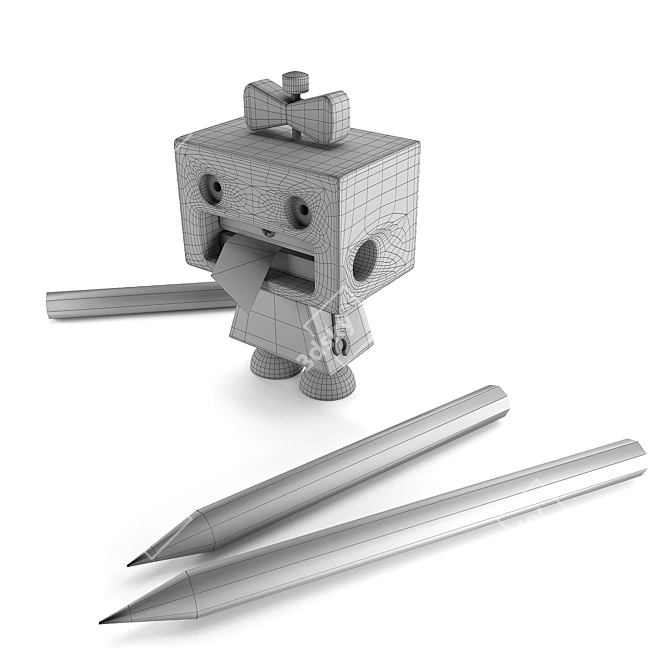Kids' Decor Pencil Sharpener 3D model image 6