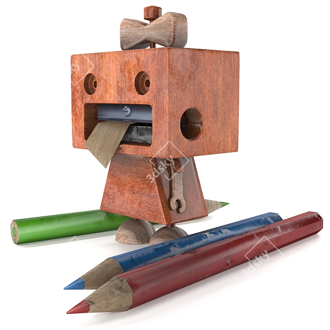 Kids' Decor Pencil Sharpener 3D model image 12