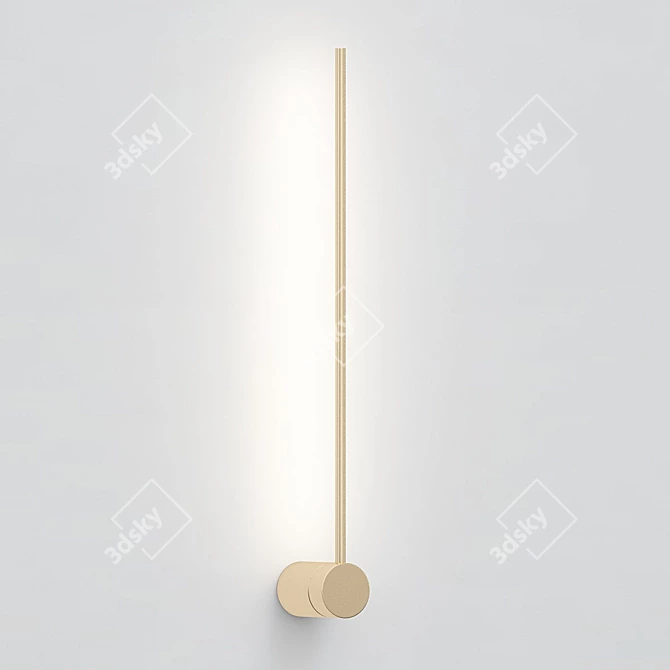 Minimalist Wall Lines Light 3D model image 5