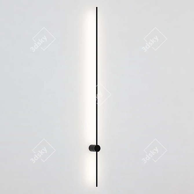 Minimalist Wall Lines Light 3D model image 6