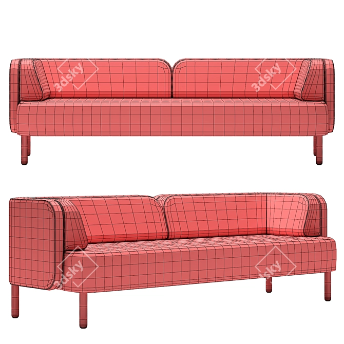 Sophisticated Jonas Ihreborn Story Sofa 3D model image 3