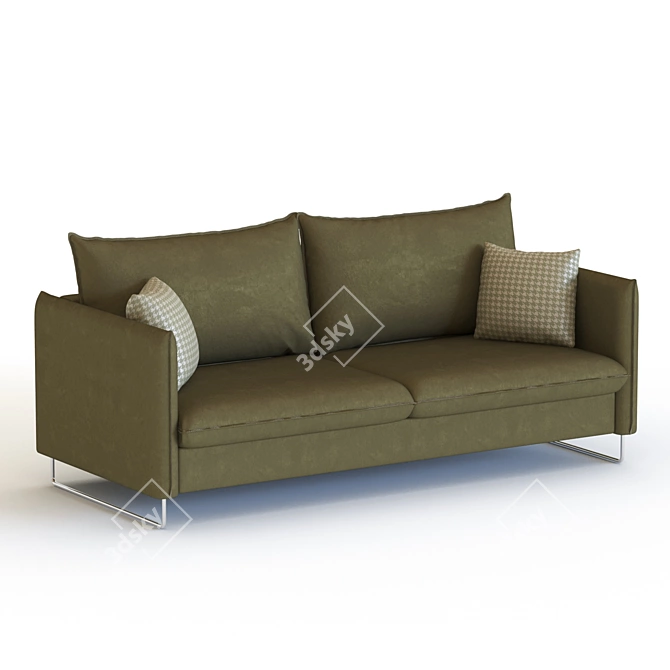 Julia Modern Euro Sofa 3D model image 6