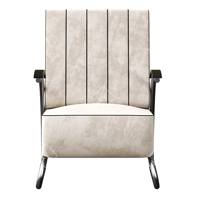 Streamline Lounge Chair: Stylish and Versatile 3D model image 2