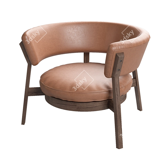 Elegant Gerli Chair for Modern Spaces 3D model image 1