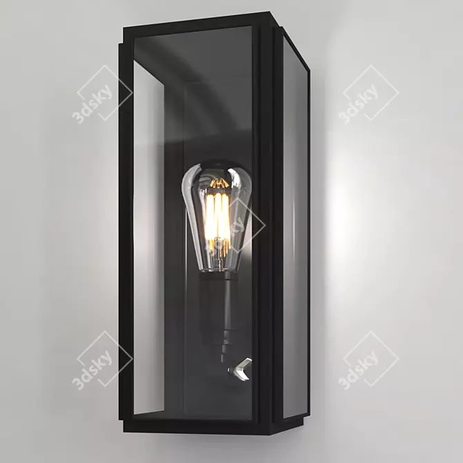 Sleek Annet-C Wall Sconce 3D model image 2