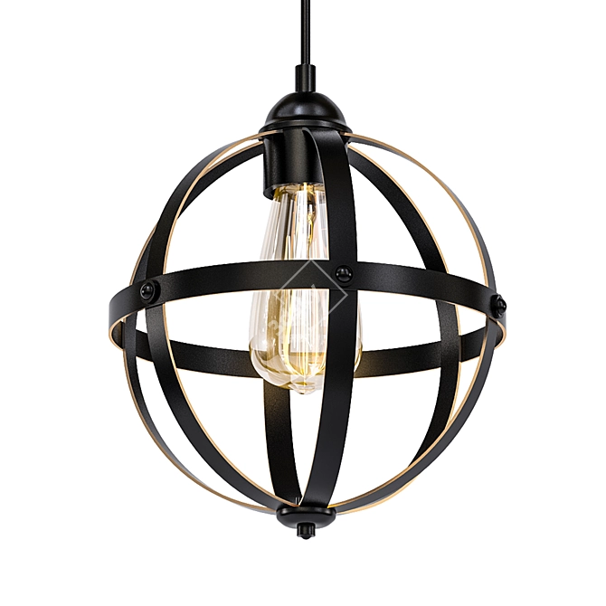 Roseto Saint Albert Pendant - Elegant Mini Lighting 3D model image 1