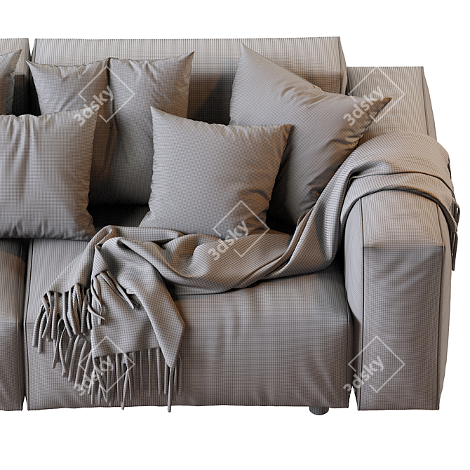  Hills: Stylish Sofa for Modern Living 3D model image 6