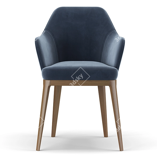 Elegant Becky Chair: Stylish 2013 Design 3D model image 2