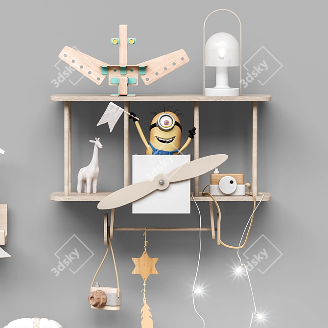 Kids Toys and Furniture Set 3D model image 4