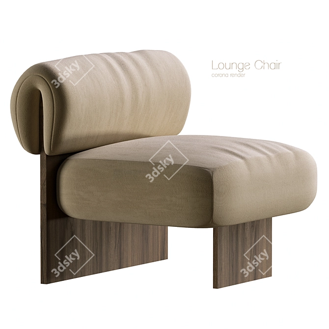 Elevate Your Comfort: Lart Lounge Chair 3D model image 1