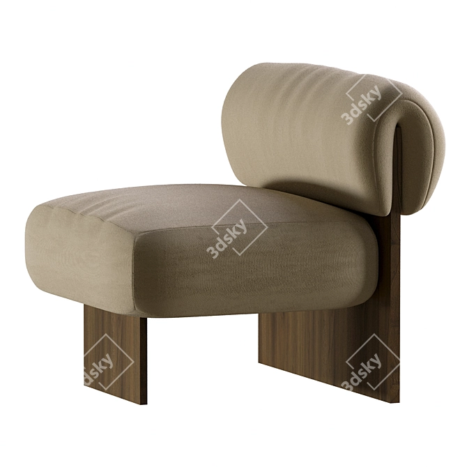 Elevate Your Comfort: Lart Lounge Chair 3D model image 2