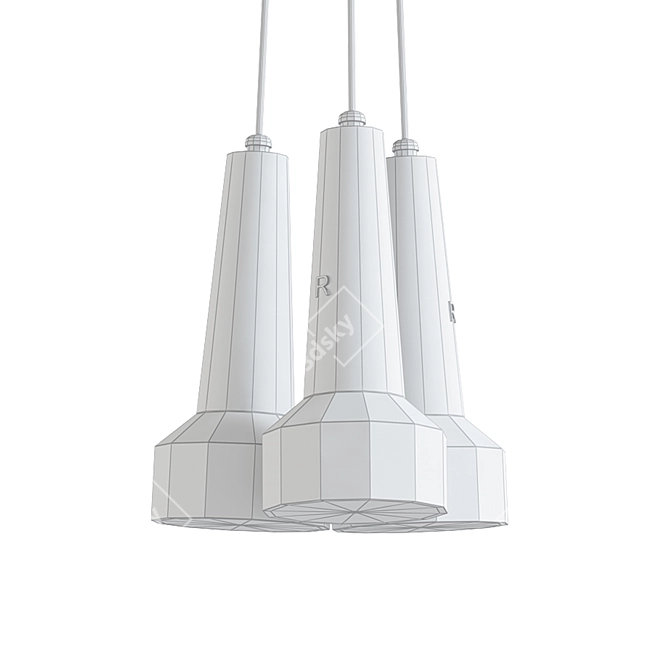 Modern Ceiling Pendant Light: Karman Torcia 3D model image 2