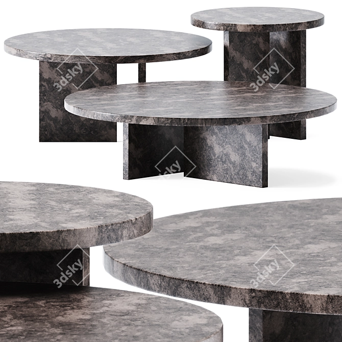 Elegant Tebe Coffee Table 3D model image 1