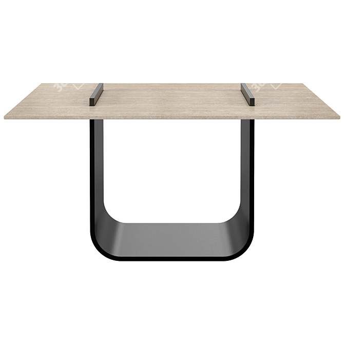 Elegant Fasano Side & Coffee Tables 3D model image 1