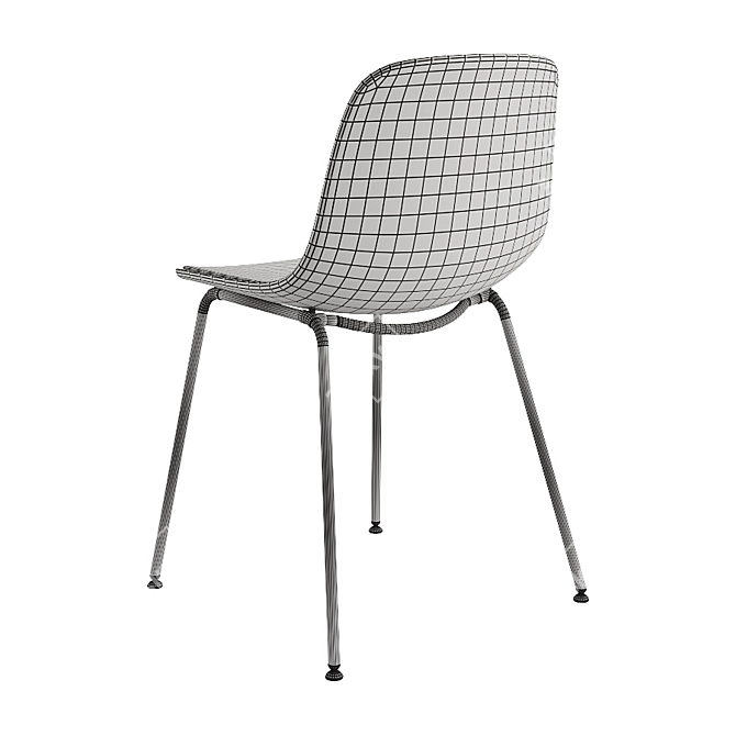 Modern Seela S312 Chair: Sleek Design and Comfort 3D model image 4