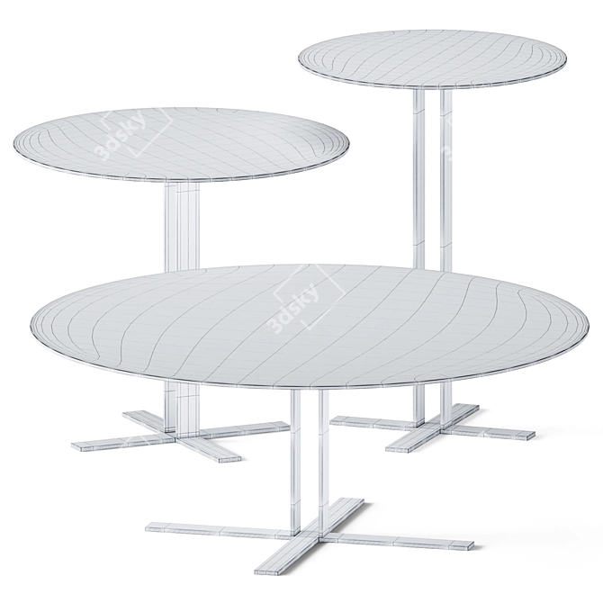 Sleek and Stylish Coffee Table 3D model image 3