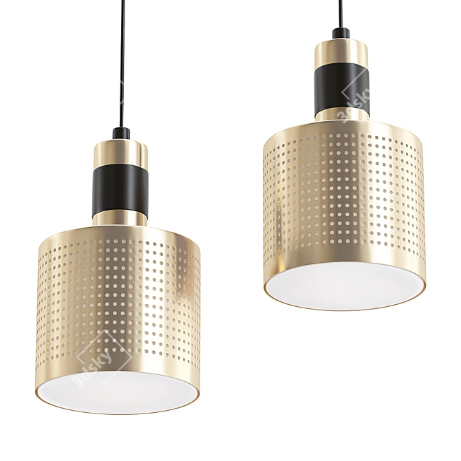 Enigmatic Glow Pendant Lamp 3D model image 1