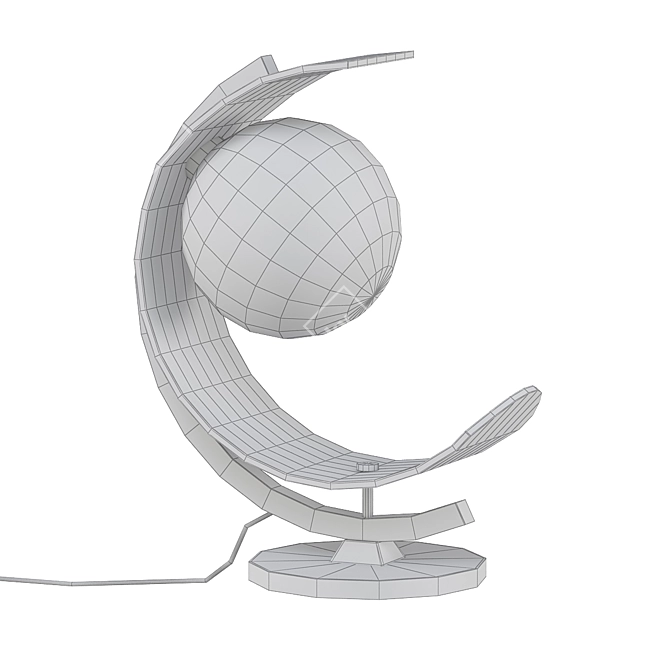 Modern LED Table Lamp, Mitzi Arden 3D model image 2