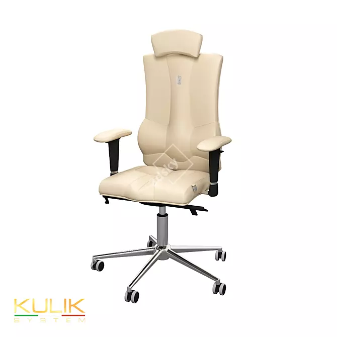 Ultimate Comfort: OM Kulik ELEGANCE Armchair 3D model image 1