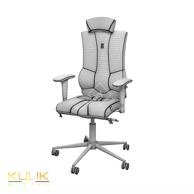 Ultimate Comfort: OM Kulik ELEGANCE Armchair 3D model image 2