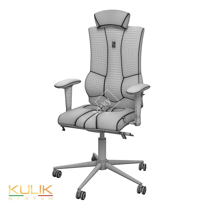 Ultimate Comfort: OM Kulik ELEGANCE Armchair 3D model image 4