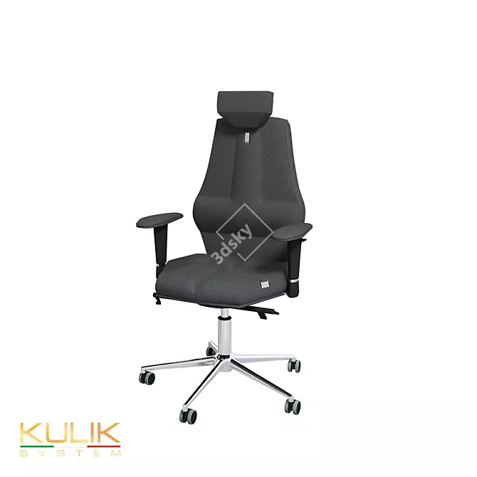NANO Ergonomic Chair: Ultimate Comfort and Style 3D model image 1