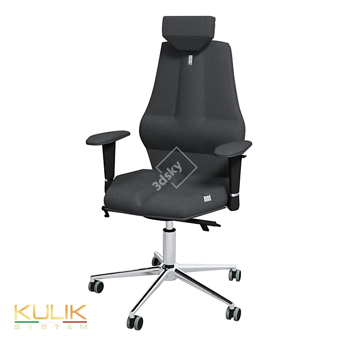 NANO Ergonomic Chair: Ultimate Comfort and Style 3D model image 3