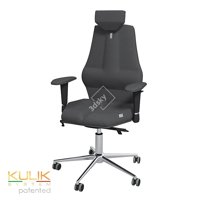 NANO Ergonomic Chair: Ultimate Comfort and Style 3D model image 5