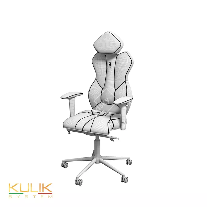 Kulik System ROYAL Ergonomic Chair 3D model image 2