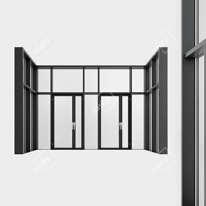 Panorama Door Solution 3D model image 1