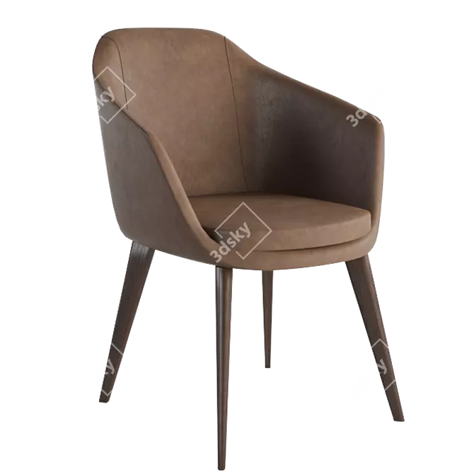 Angela L5 Armchair - Modern and Elegant Furniture 3D model image 2